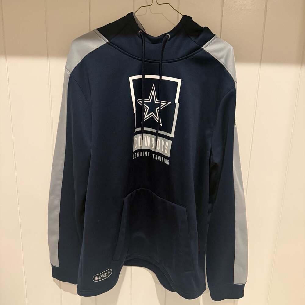 New Era NFL Dallas Cowboys Combine Training Pullover Hoodie Size L
